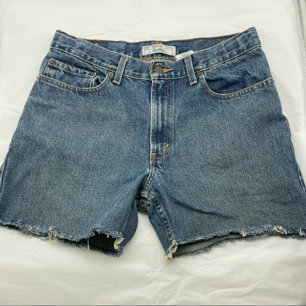 18 Levi Strauss Signature Cut Off Denim Jean Shorts 100% Cotton